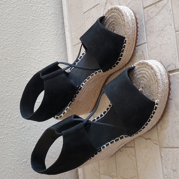 NEW Eileen Fisher Espadrille Sandals - Picture 2 of 8